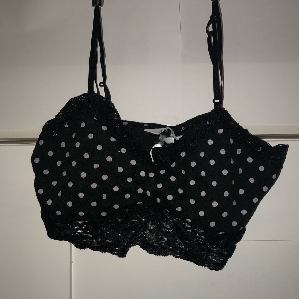 polka dot bralette